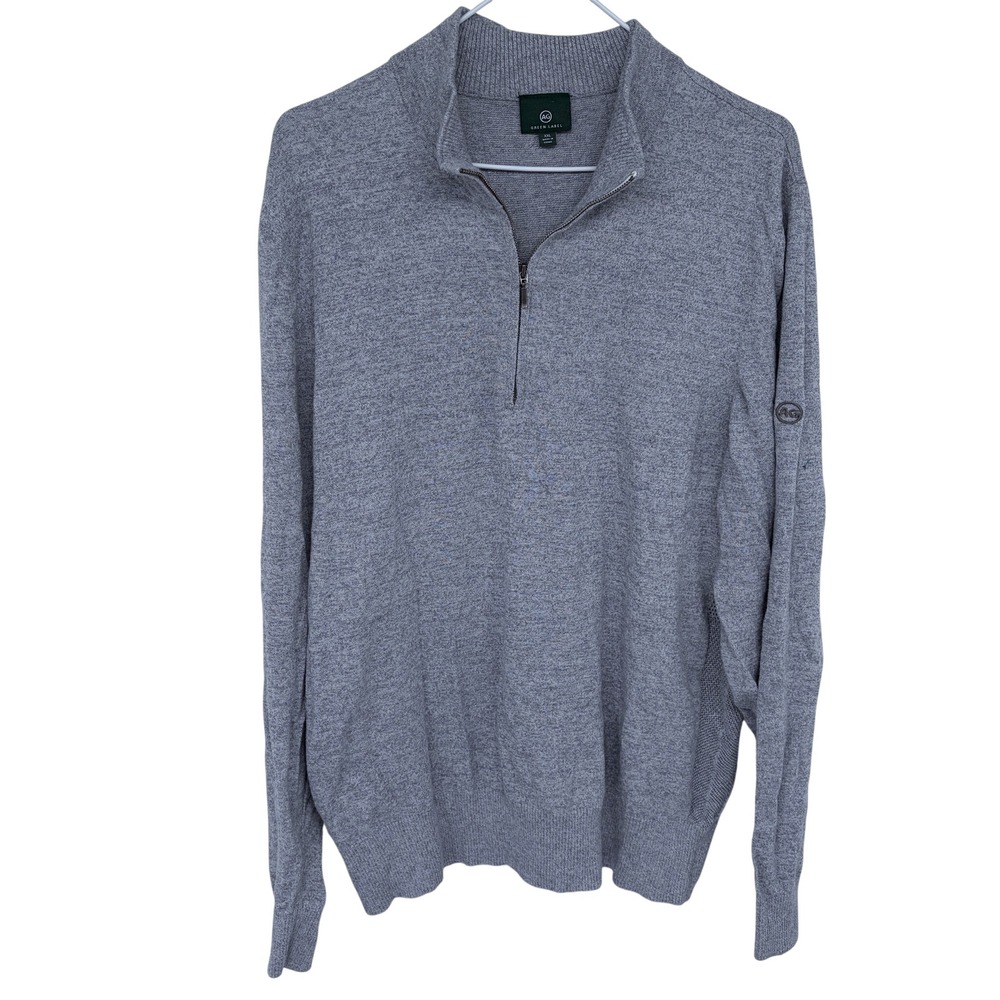 Womens AG Adriano Goldschmied Green Label 1/2 Zip Sweater XXL Cashmere Blend